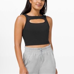 Lululemon LA Front Cut-Out Crop Tank